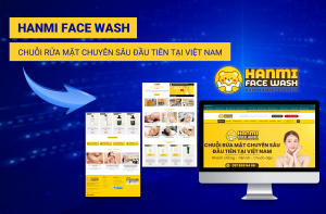 Dự án thiết kế website Hanmi Face Wash: Gia tăng hiệu