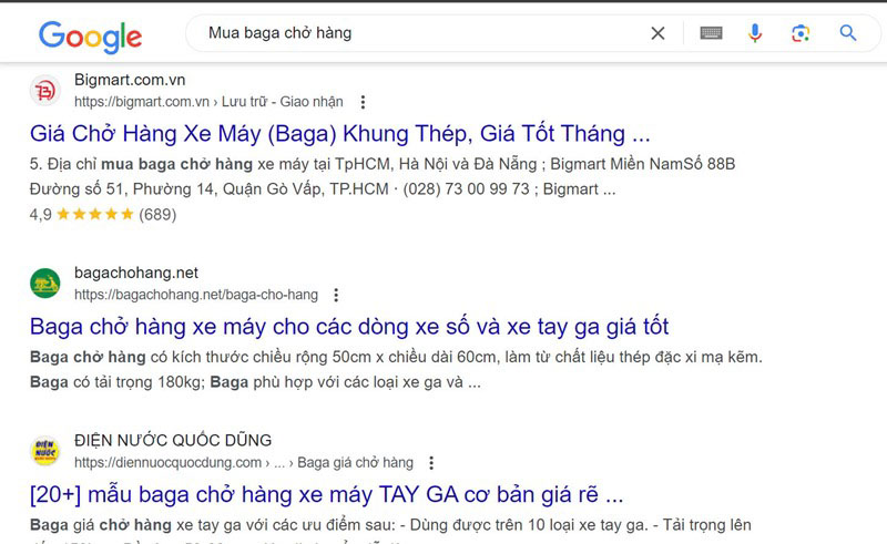 từ khoá lên top google