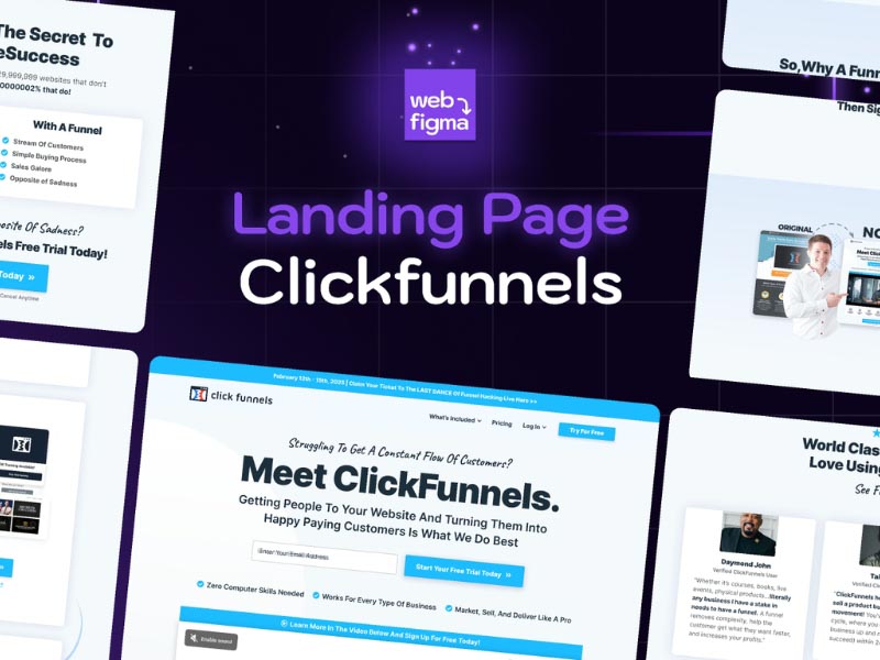 Công cụ thiết kế landing page - ClickFunnels