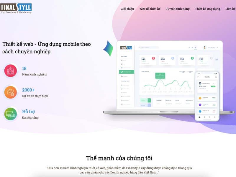 Công ty thiết kế website FINALSTYLE