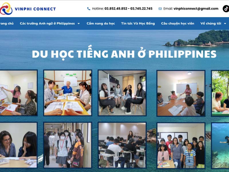 Thiết kế website VinPhi Connect