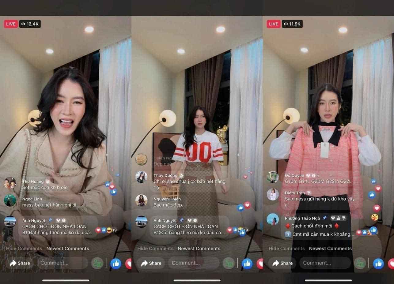 chạy quảng cáo live facebook