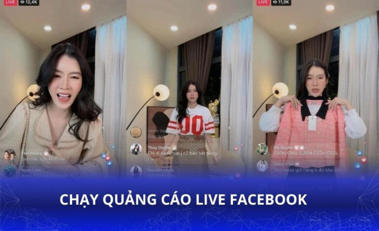 Hướng dẫn chạy quảng cáo live facebook trên Facebook